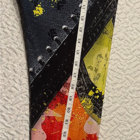 Colorful abstract leggings. One size fits most. - Picture 6 of 12